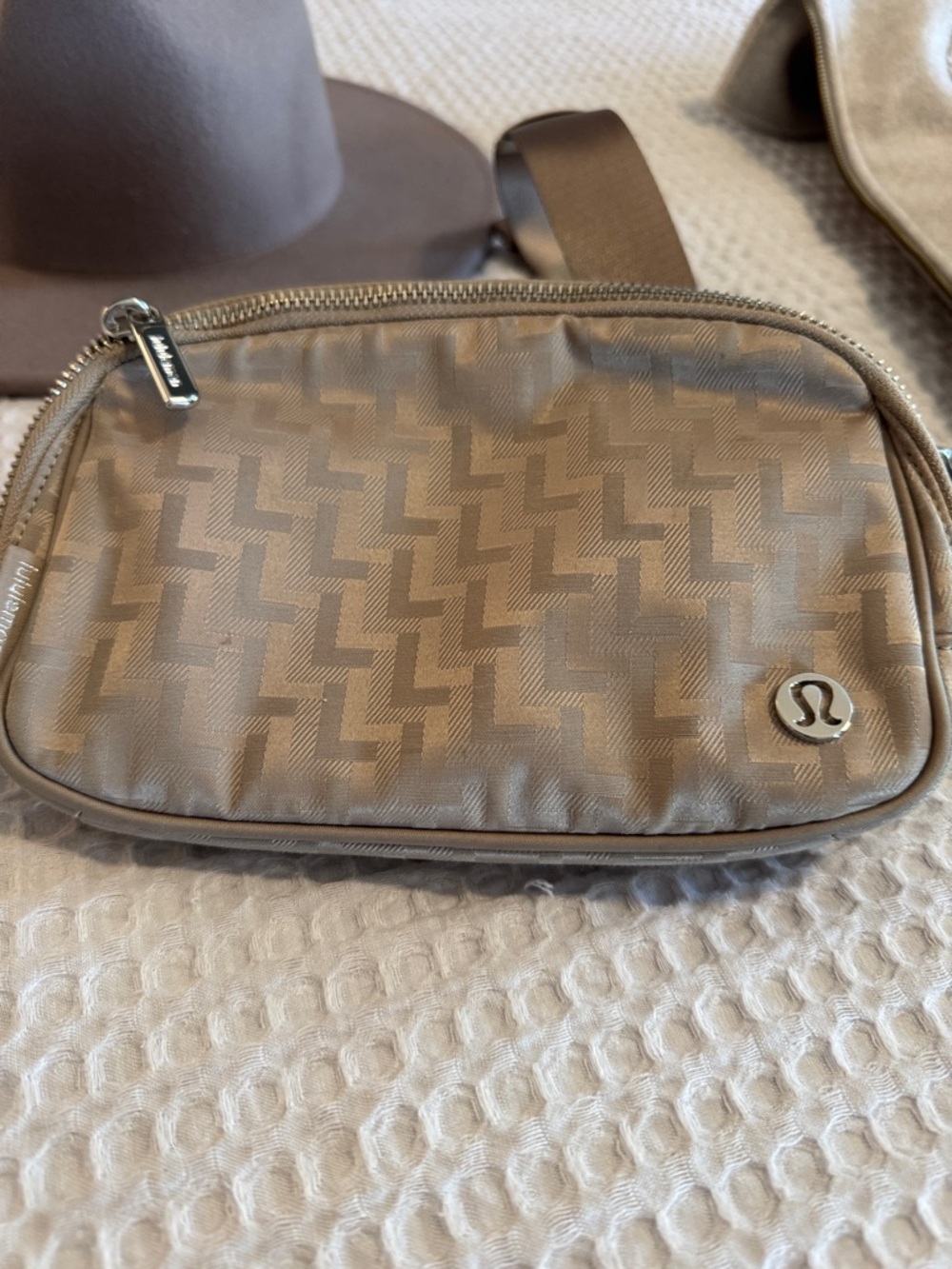 lululemon athletica Taupe Crossbody Belt Bag